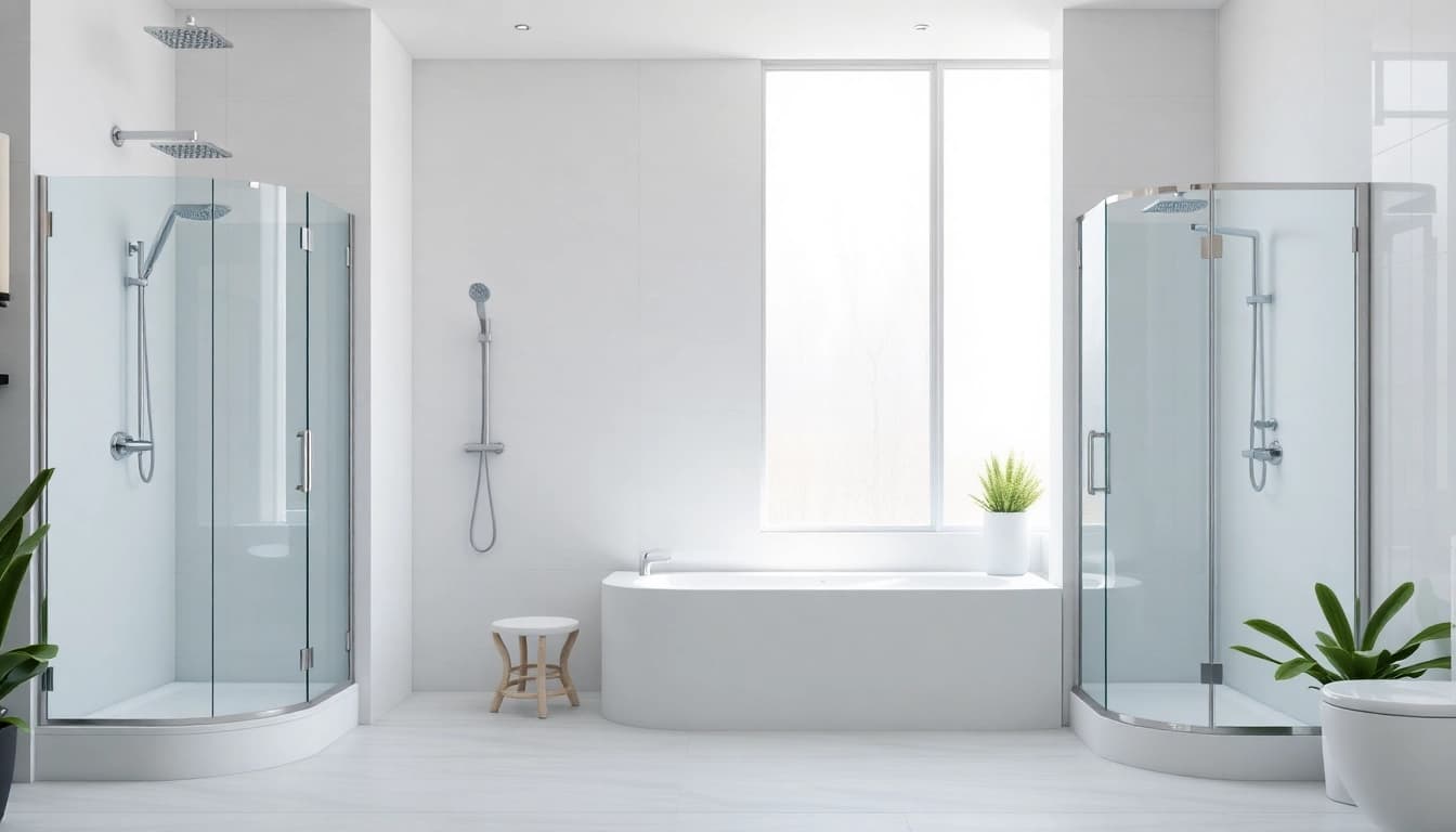 Elevate your space with elegant showers UK in a modern bathroom setting featuring luxury fixtures.