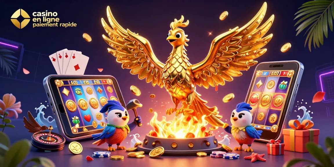 Casino en ligne paiement rapide : gagner de l'argent en jouant aux machines à sous avec des résultats instantanés.
