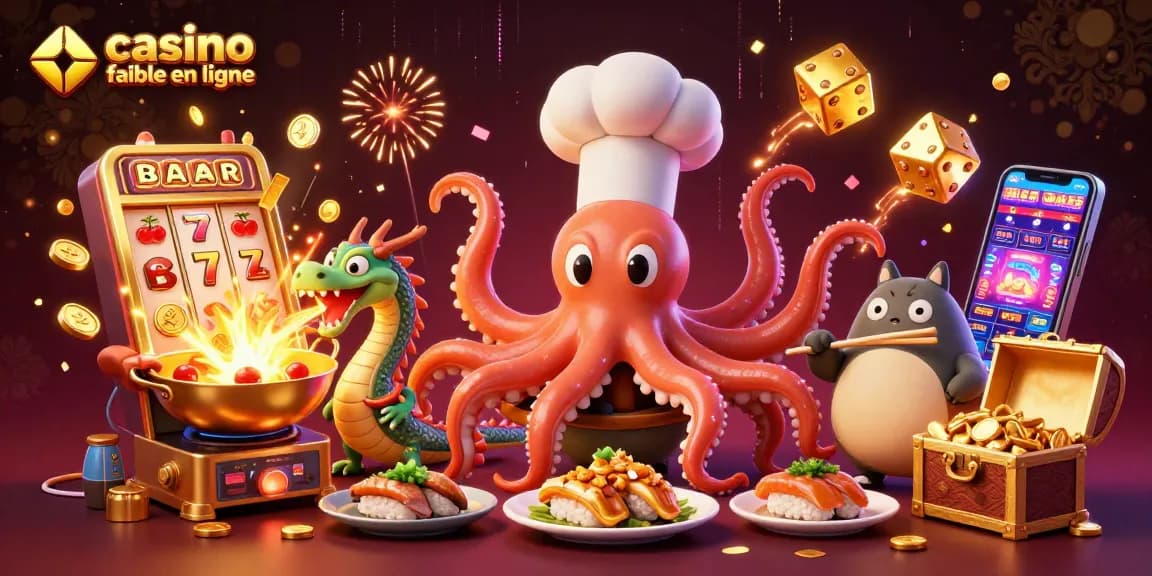 Visitez casino fiable en ligne avec des personnages de casino dans un décor 3D dynamique et coloré.