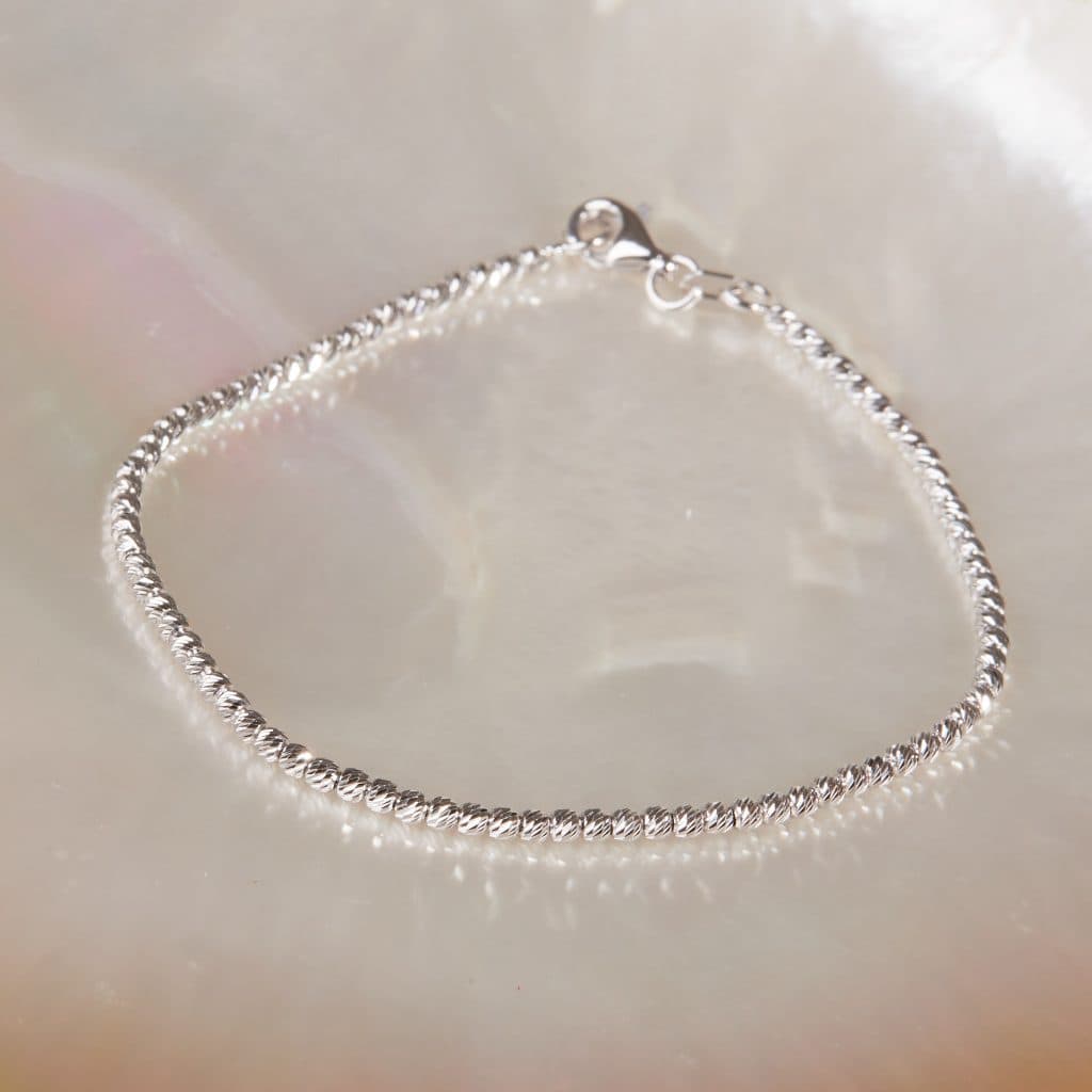 Real Bracelet en or rose avec diamants