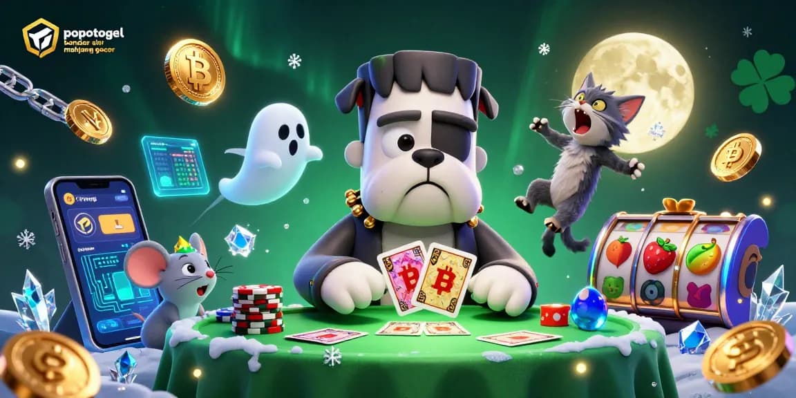Play thrilling games with popotogel bandar slot mahjong gacor at dynamic gaming table with characters.
