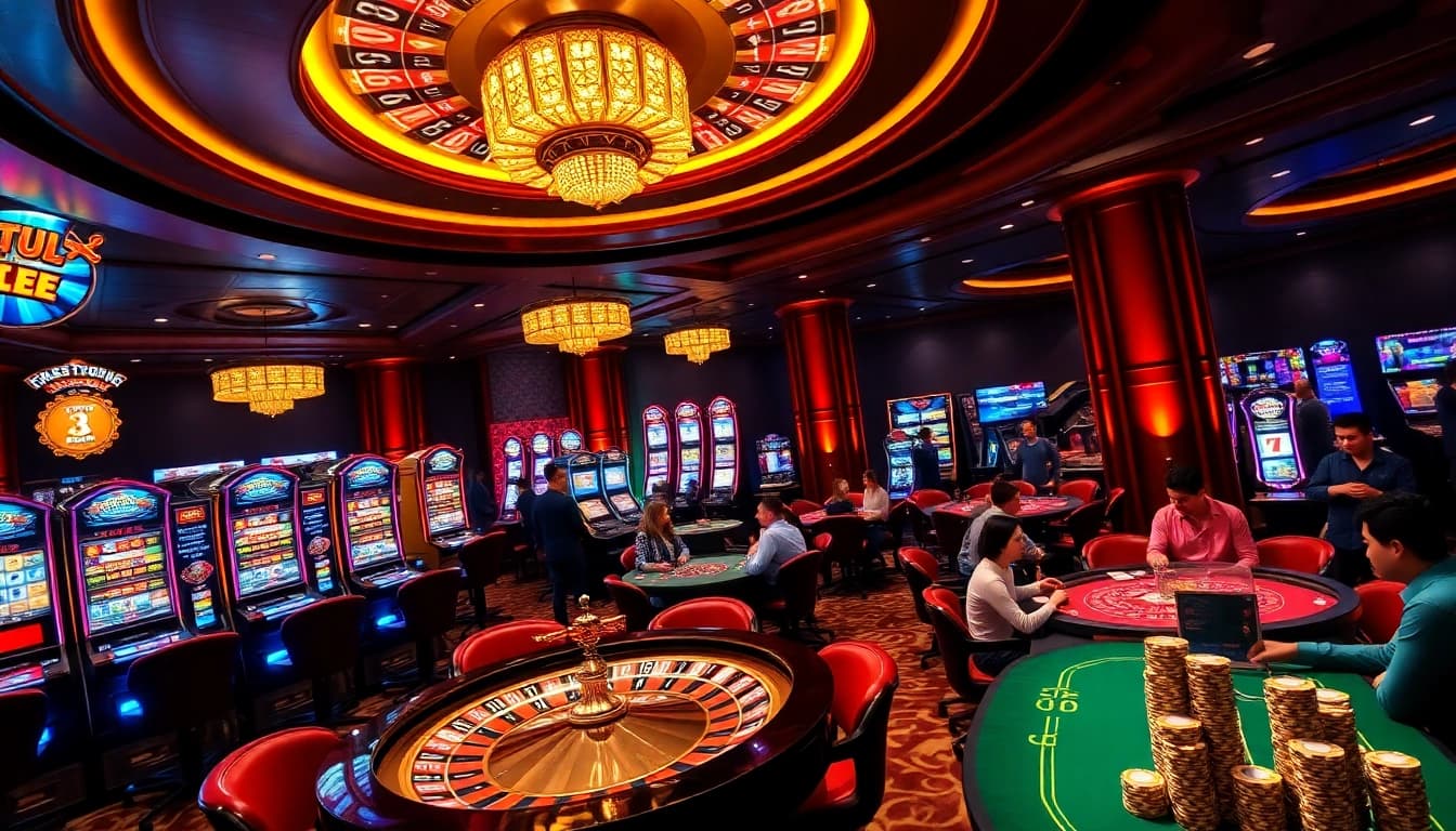 Découvrez l'excitation du meilleur casino en ligne avec des tables de jeu vibrantes et des machines à sous palpitantes.
