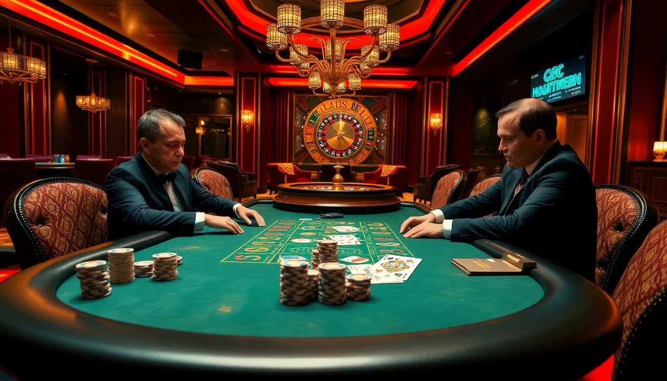Experience high-stakes poker excitement with the xx88 link featuring luxury casino elements.