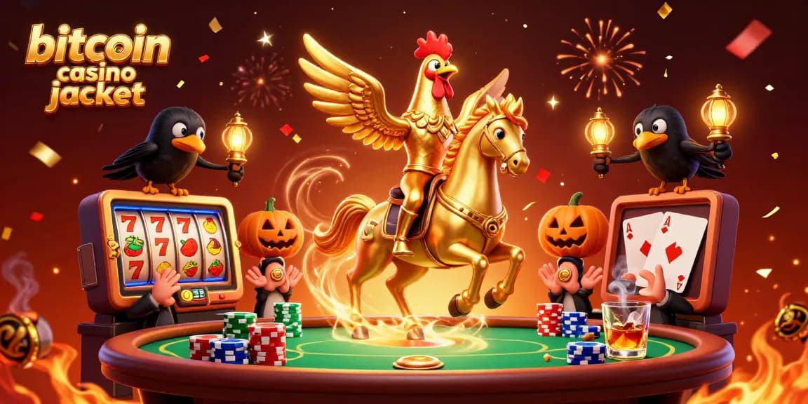 Experience the excitement of bitcoin casino jackpot games in this vibrant casino scene.