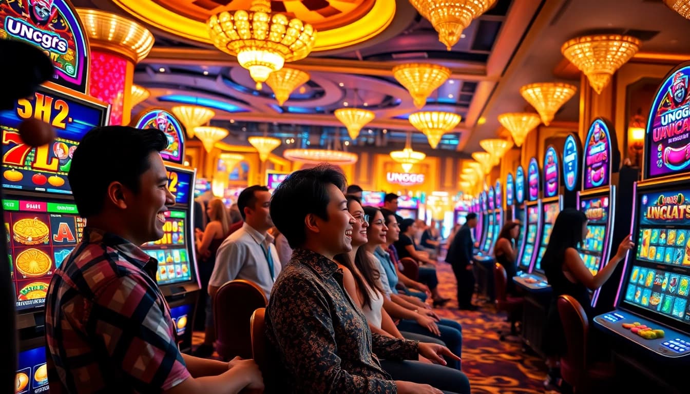 Menangkan hadiah besar dalam permainan slot Unogg slot game yang penuh warna dan kegembiraan.