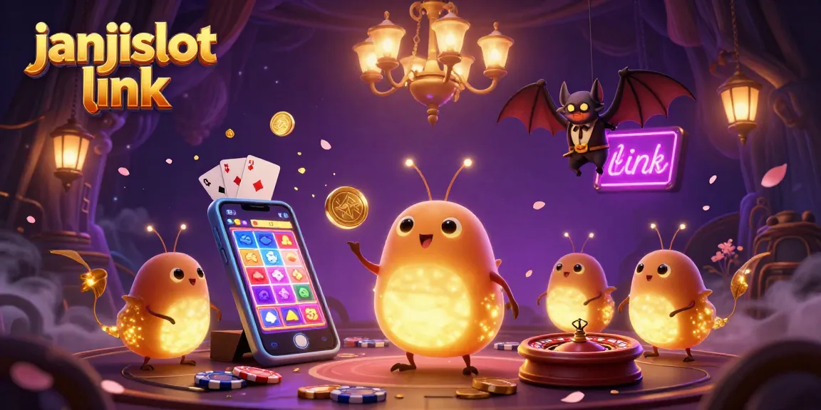 Light up your gaming experience with janjislot link showcasing vibrant casino action in a mystical cave.