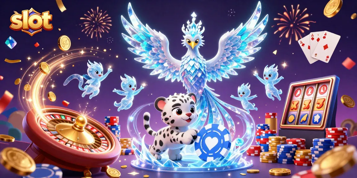 Engage with exhilarating slot games featuring dynamic characters and vibrant casino elements.