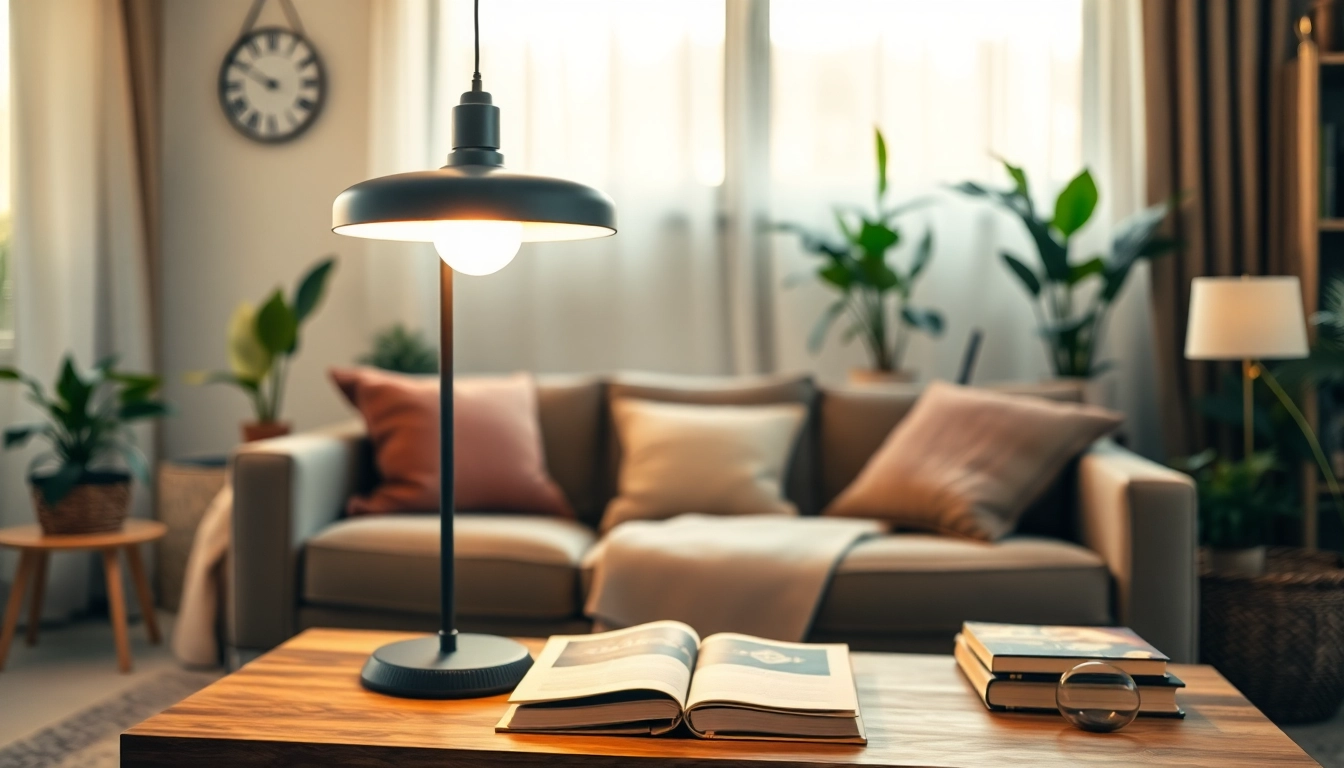 Enhance your space with goodlite fixtures in a beautifully lit living room.