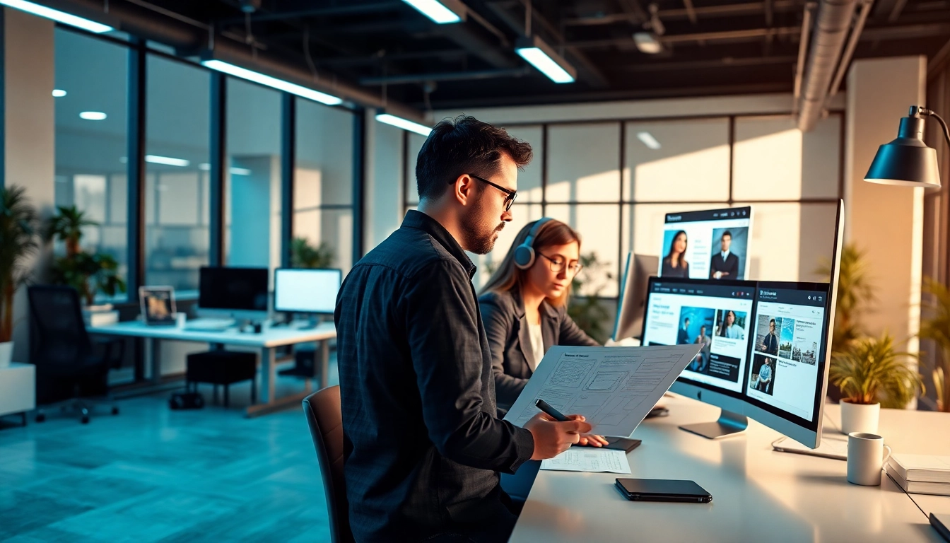 Creating innovative web design edmonton solutions in a collaborative studio.