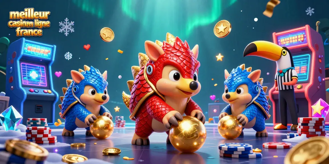 Revivez l'excitation au meilleur casino en ligne France avec un choc créatif entre des pangolins colorés!