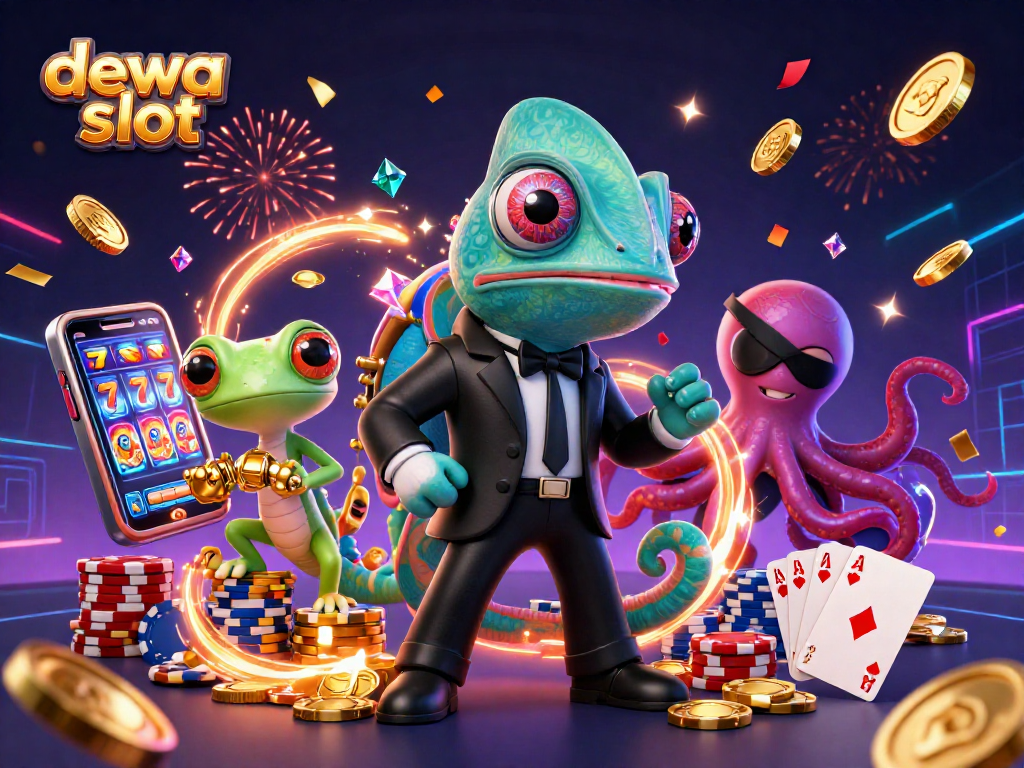 Menangkan jackpot dewa slot dengan keberuntungan chameleon dan keahlian gecko.