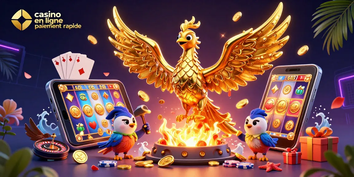 Casino en ligne paiement rapide : gagner de l'argent en jouant aux machines à sous avec des résultats instantanés.