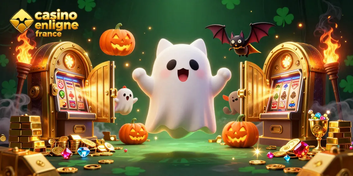 Jouez au casino en ligne France avec des jeux vibrant d'une ambiance fantomatique, évoquant mystère et fun.