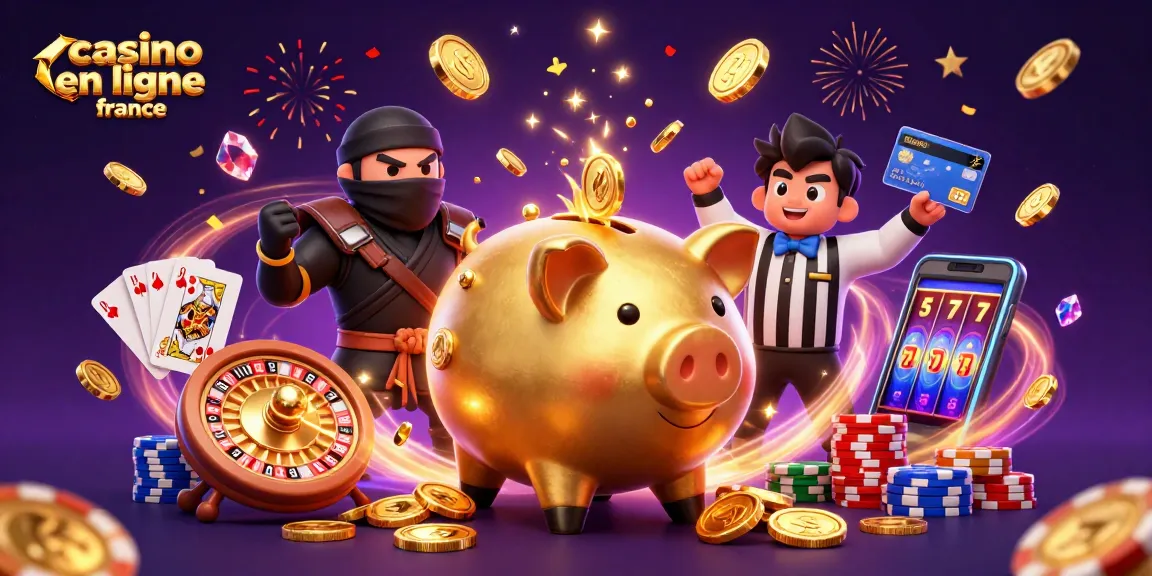 Découvrez des jeux passionnants sur le meilleur casino en ligne France avec cette scène dynamique.