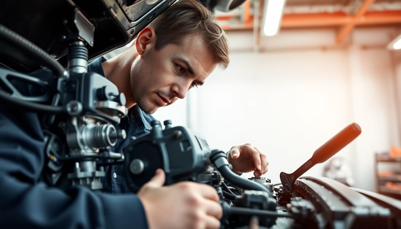 Explore a mechanical breakdown coverage alternative with a mechanic analyzing an engine.