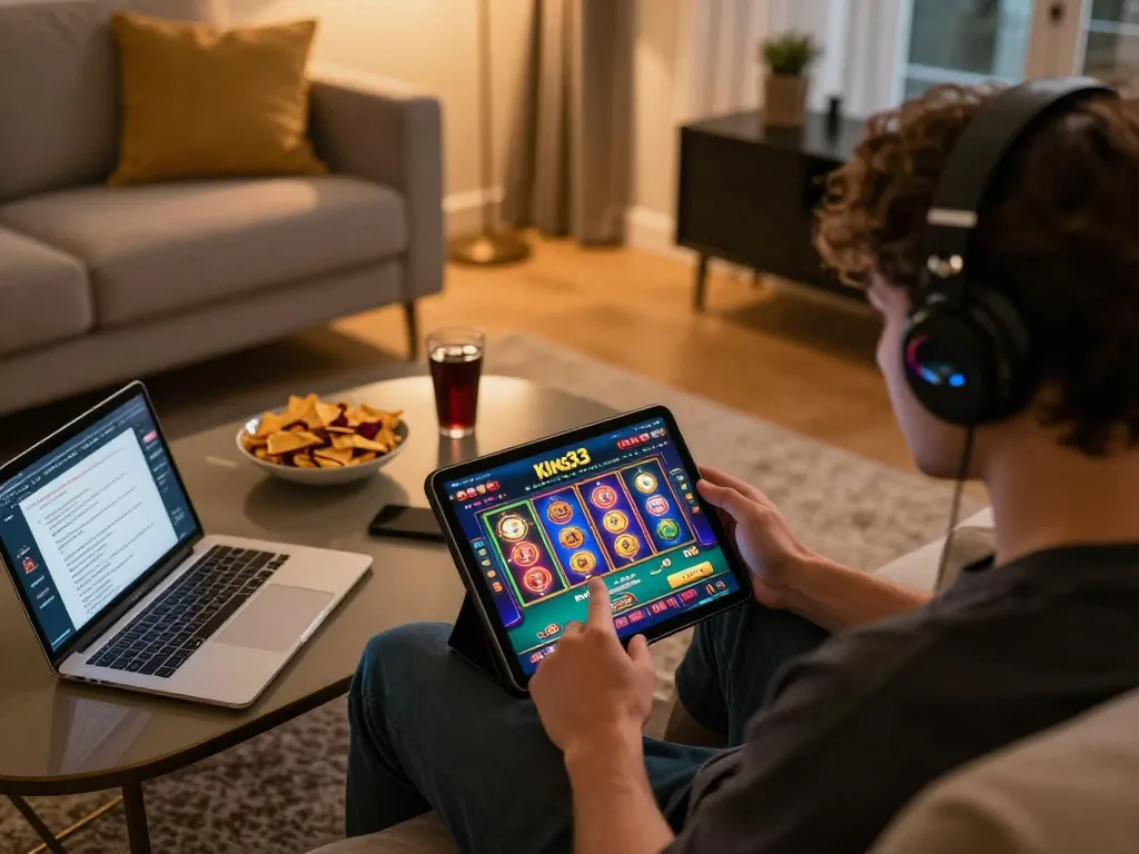 Join the excitement at king33 online casino, engaging in thrilling slots and poker games.