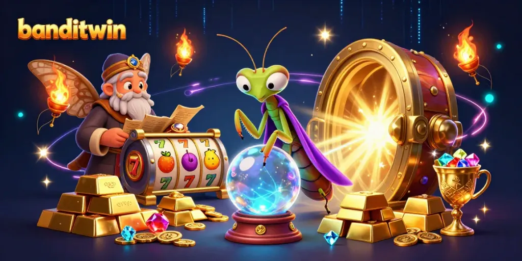 Banditwin menawarkan pengalaman jackpot dengan slot yang menakjubkan dan simbol keberuntungan meriah.
