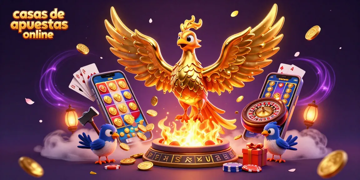 Gana en casas de apuestas online con la emocionante fusión de un fénix dorado y juegos vibrantes.