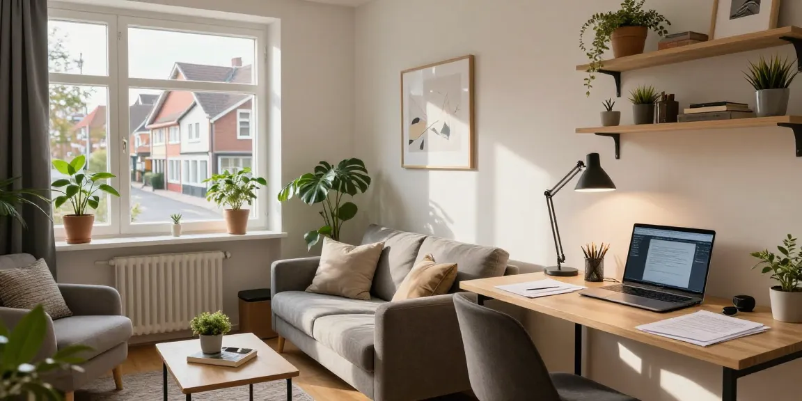 Monteurwohnung Hannover: Gemütliches Apartment mit modernem Dekor und inspirierender Aussicht.