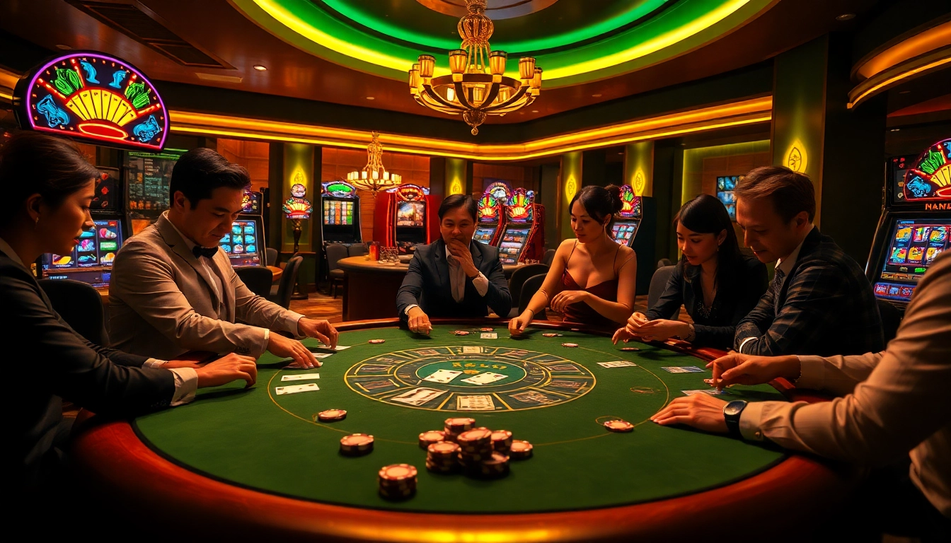 Adegan permainan blackjack yang mendebarkan menampilkan Utama4D Daftar dan suasana kasino yang penuh gairah.