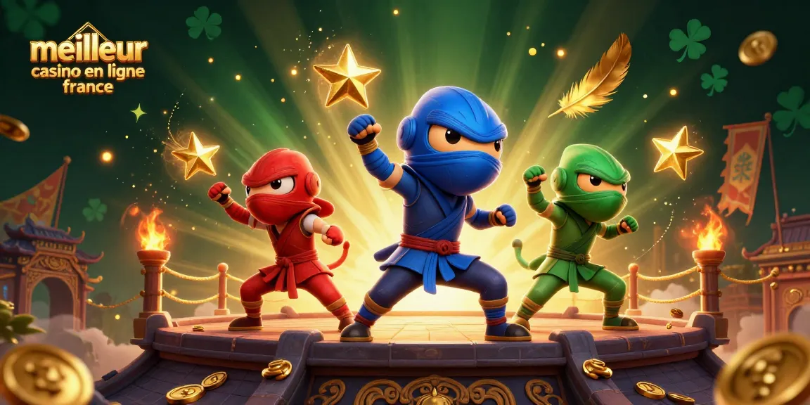 Plonger dans l'action avec le meilleur casino en ligne France, des caméléons ninjas et des éléments de jeu captivants.