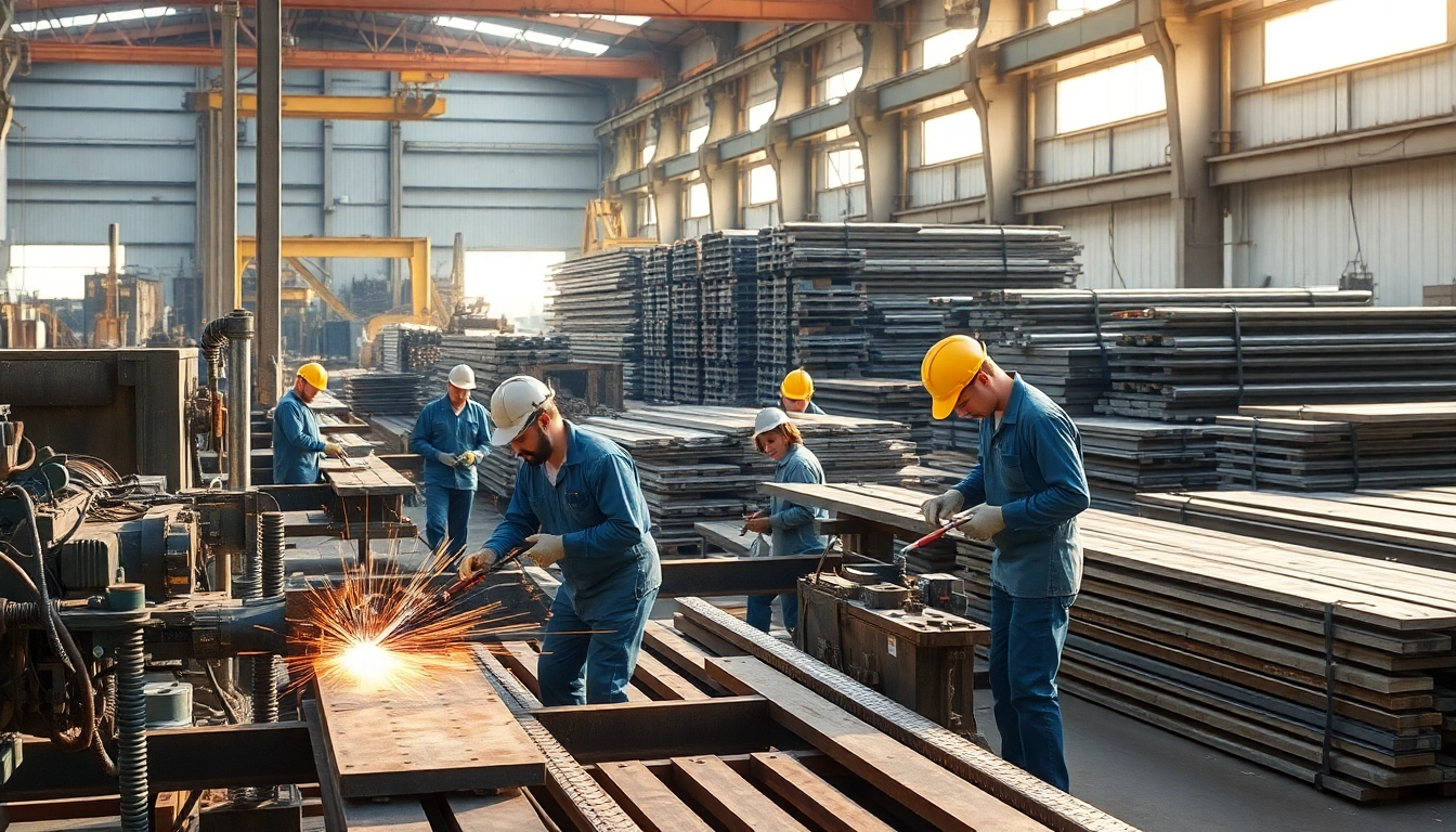 Find skilled steel fabricators near me engaged in precision metalwork.