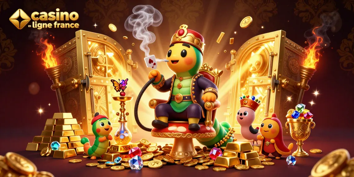 Jouez et gagnez sur le casino en ligne France avec une illustration captivante représentant des symboles de poker.