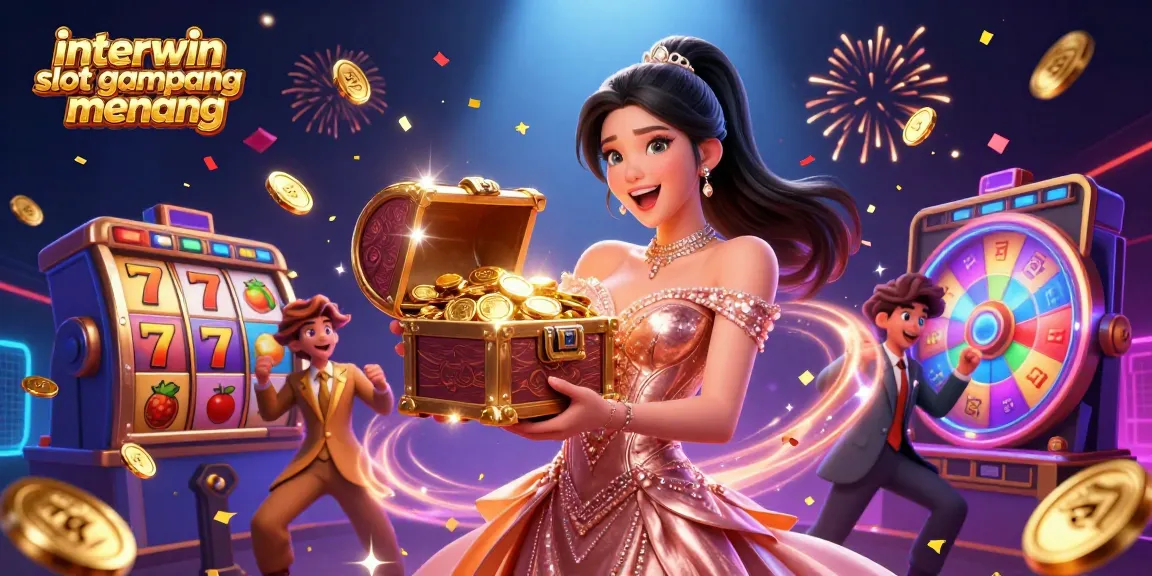 Experience the thrill of winning with interwin slot gampang menang at this vibrant casino scene.
