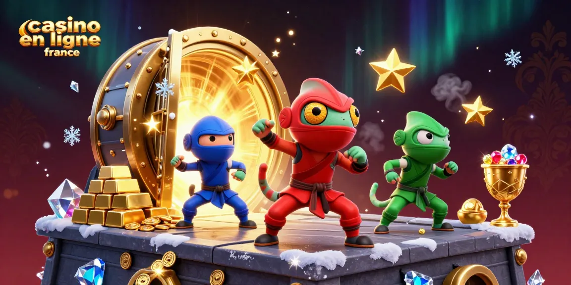 Gagnez avec le casino en ligne France grâce à nos caméléons ninjas et des trésors scintillants.
