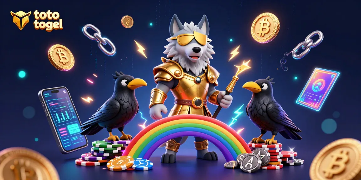 Menang dengan toto togel dalam adegan kasino 3D yang penuh warna ini dengan Odin dan elemen magis.