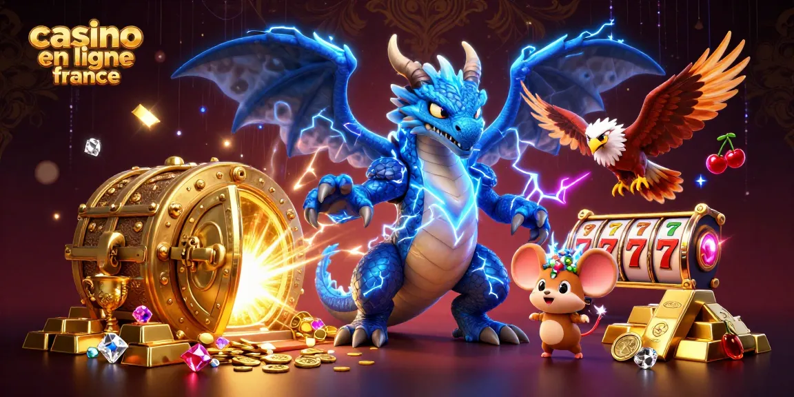Visualisez le monde des gains avec casino en ligne france, dragons magiques et trésors scintillants.