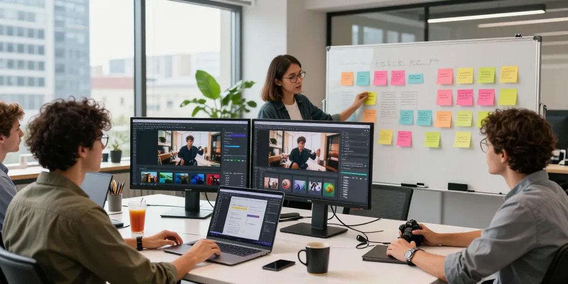 Collaboration scene for ROKOK88 episodes showcasing a modern digital workspace with engaging visuals.