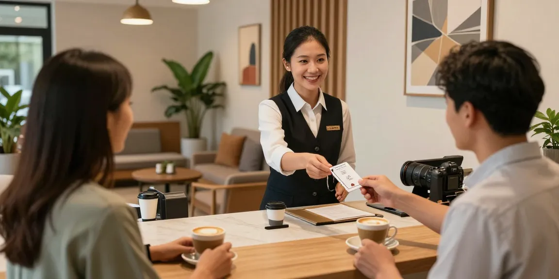 rokok 88 hotel reception welcoming guests with a warm atmosphere and stylish decor