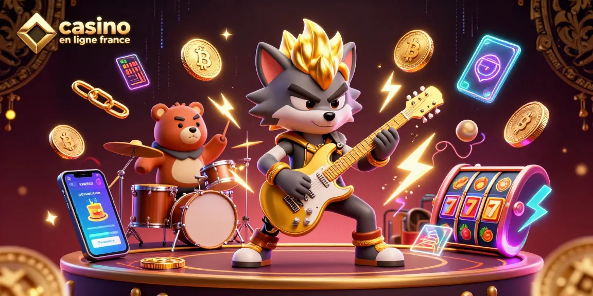 Jouer à casino en ligne France avec des personnages animés sur une scène de casino.
