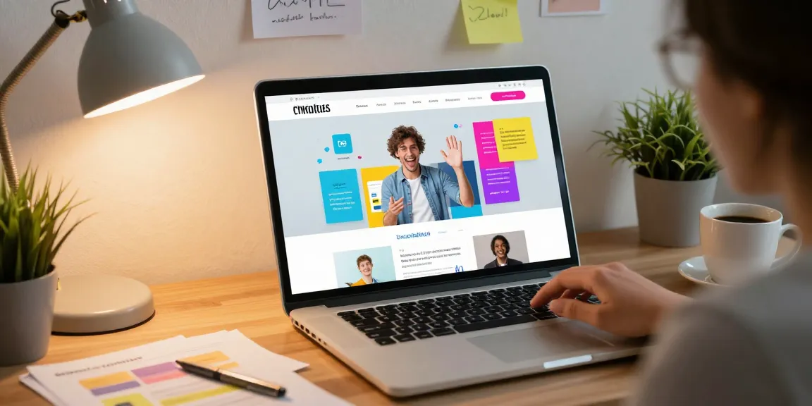 Engaging interaction on scenadomen.pl platform, showcasing a vibrant website interface and user experience.