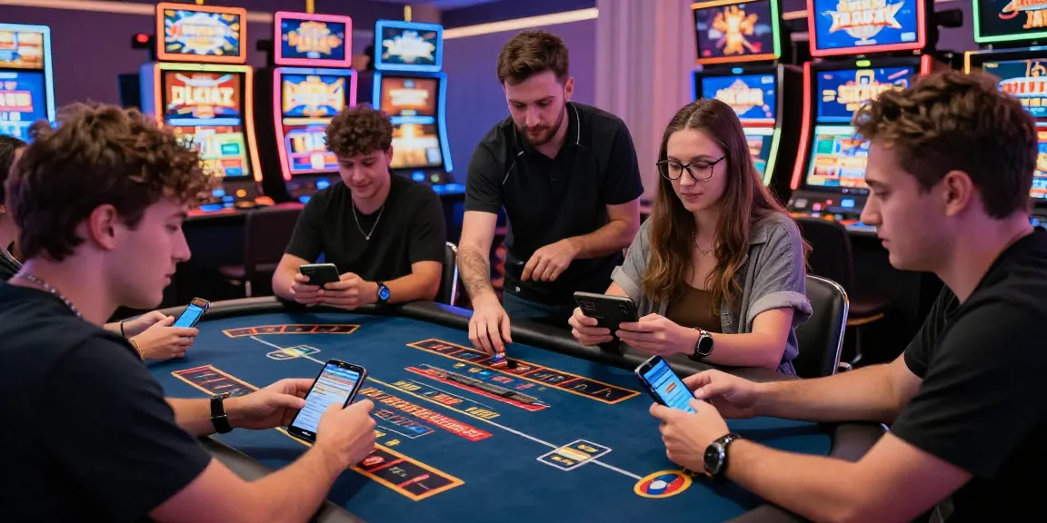 Exciting online gaming experience at https://thegbhouse.co.uk/ featuring players engaging with credit card casinos and dynamic games