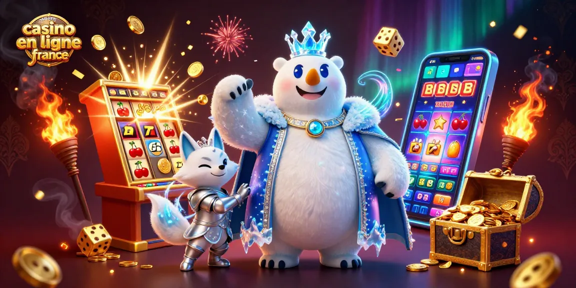 Gagner de grosses récompenses dans le meilleur casino en ligne France avec des jackpots éclatants et un ours polaire royal.