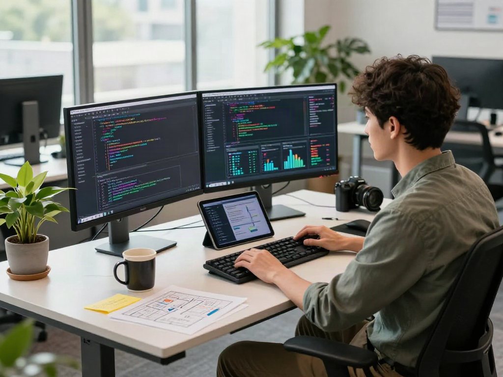 Explore the bro138 link in a modern tech workspace highlighting innovation and productivity.