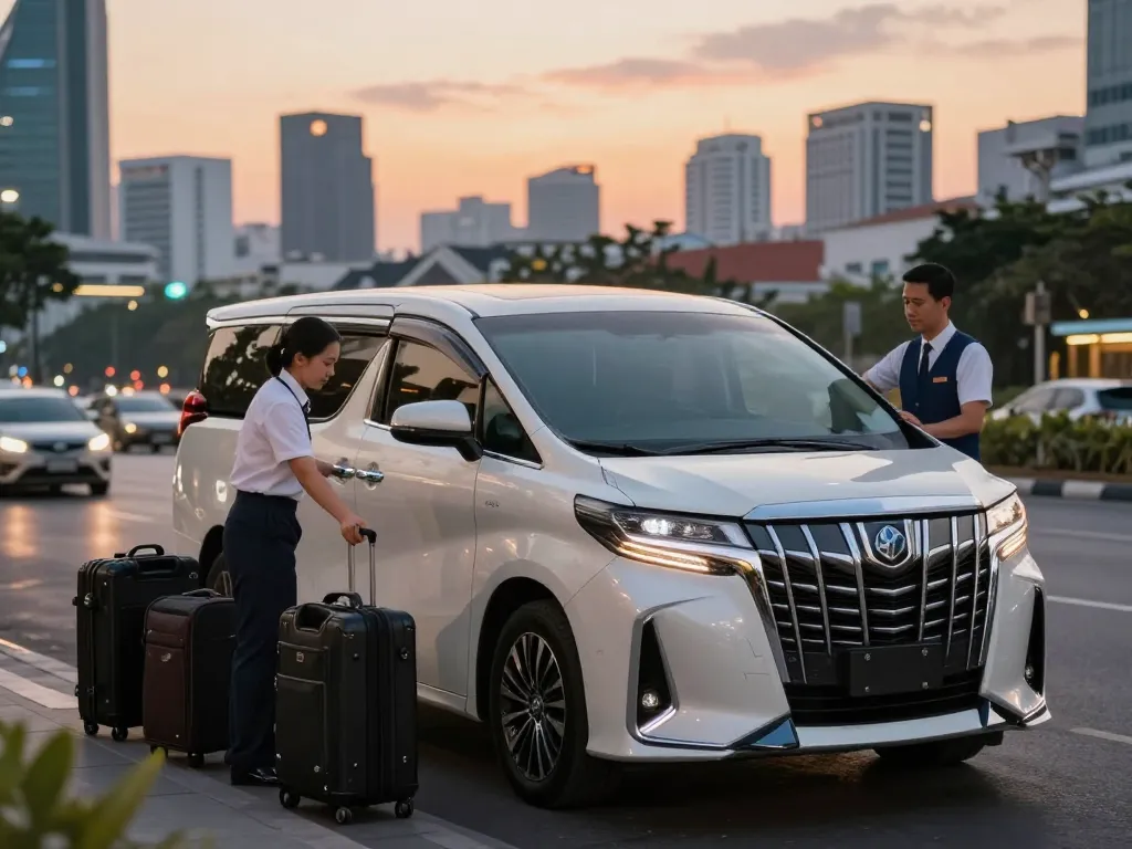 Xe Toyota Alphard sang trọng cho thuê tại Hồ Chí Minh, nâng cao trải nghiệm du lịch với thiết kế tinh tế và dịch vụ chuyên nghiệp.