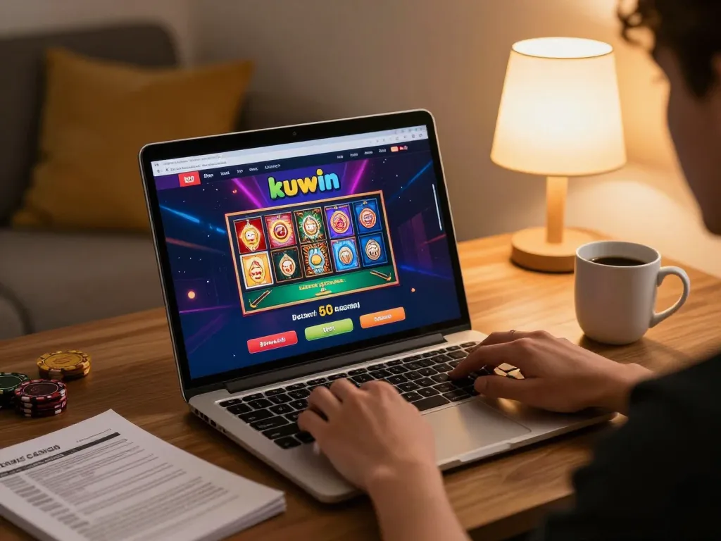 Experience kuwin online gaming with an engaging setup showcasing poker action and strategic elements