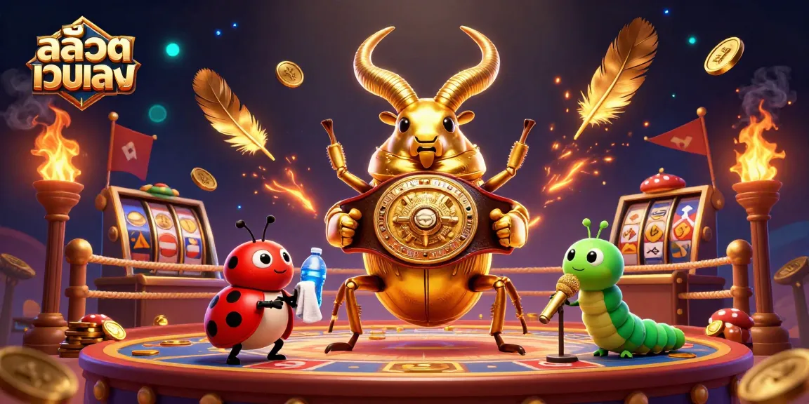 Experience the thrill of สล็อตเว็บตรง with animated characters in a dynamic casino scene.
