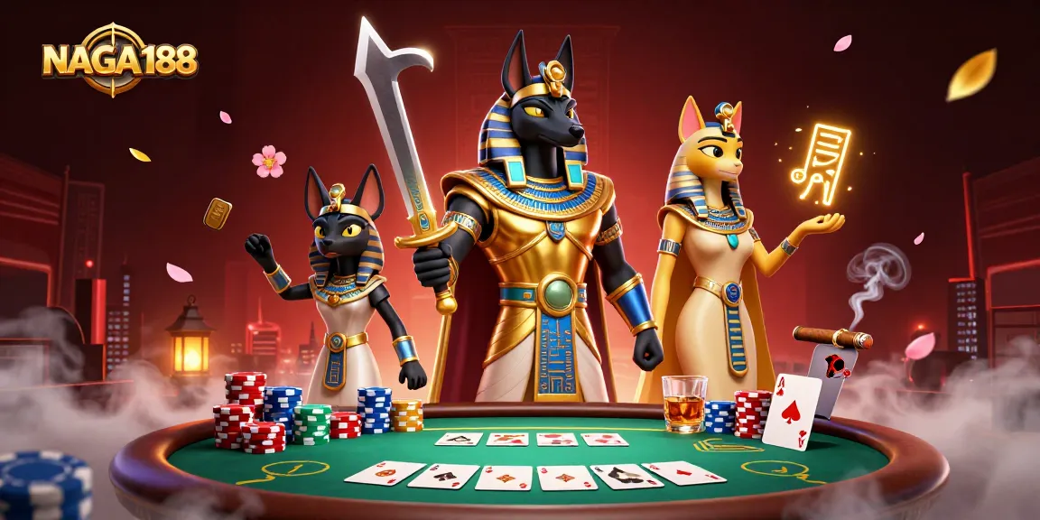NAGA188 menampilkan Anubis dan Bastet di kasino, meningkatkan keberuntungan Anda