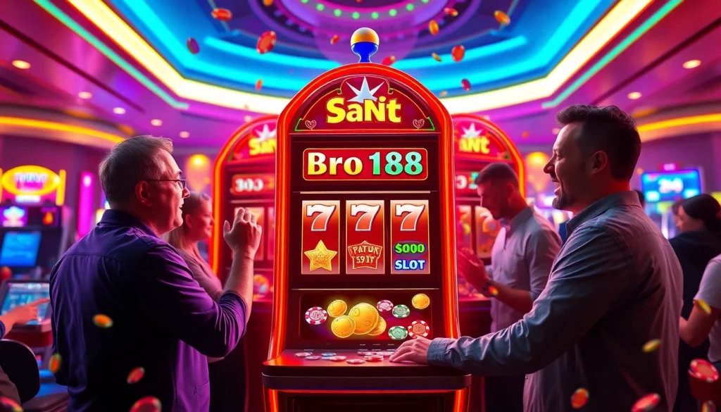 Menangkan hadiah menarik di bro138 slot dengan mesin slot yang berwarna-warni dan suasana kasino yang menggembirakan.