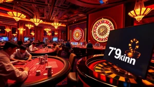 Experience the thrill of winning at the 79king hn casino, where players celebrate fortune and strategy at vibrant poker tables.