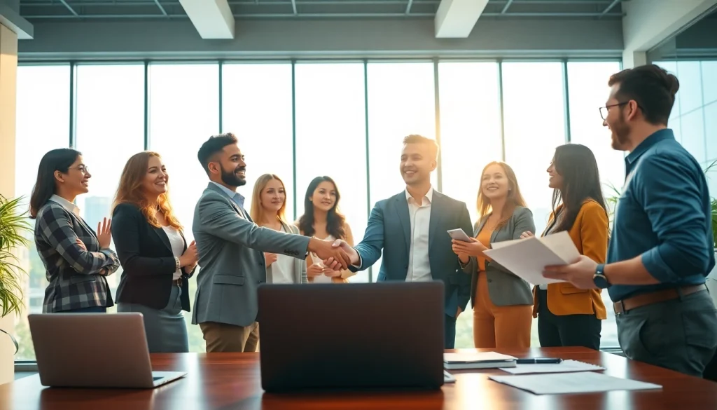 Highlighting new hire jobs, diverse individuals engaging in a professional recruitment setting.