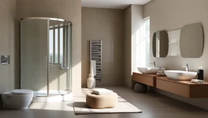 Erleben Sie sonni sanitär Produkte in einem eleganten Badezimmer mit glatten Oberflächen.