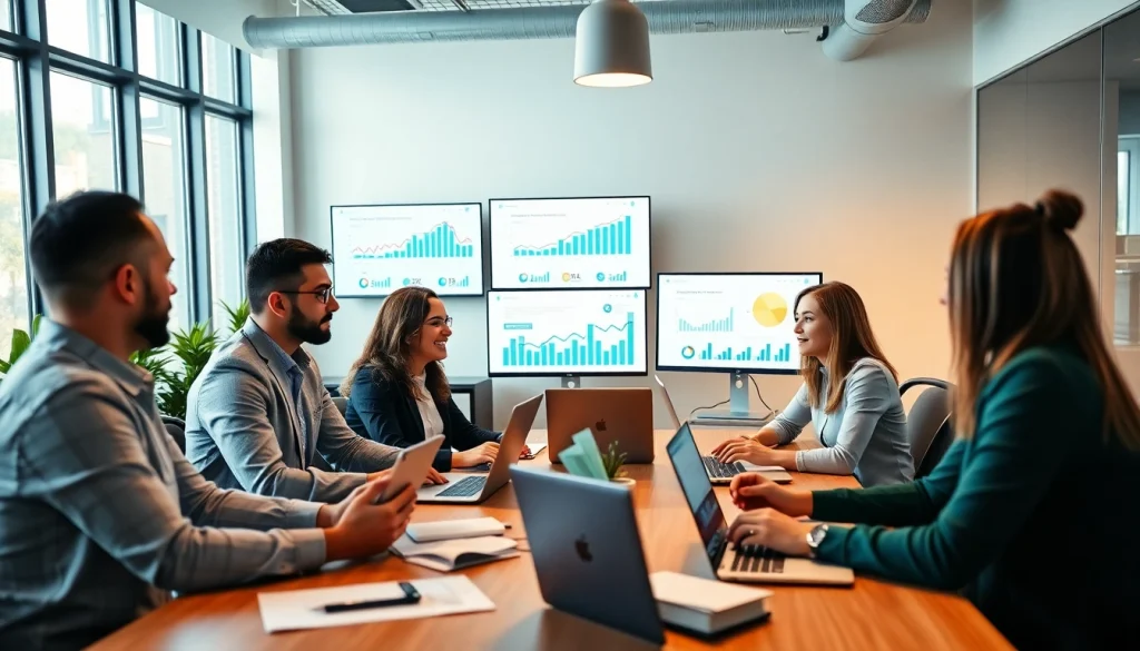 Engaged professionals strategizing for https://fhpts.com in a collaborative workspace.