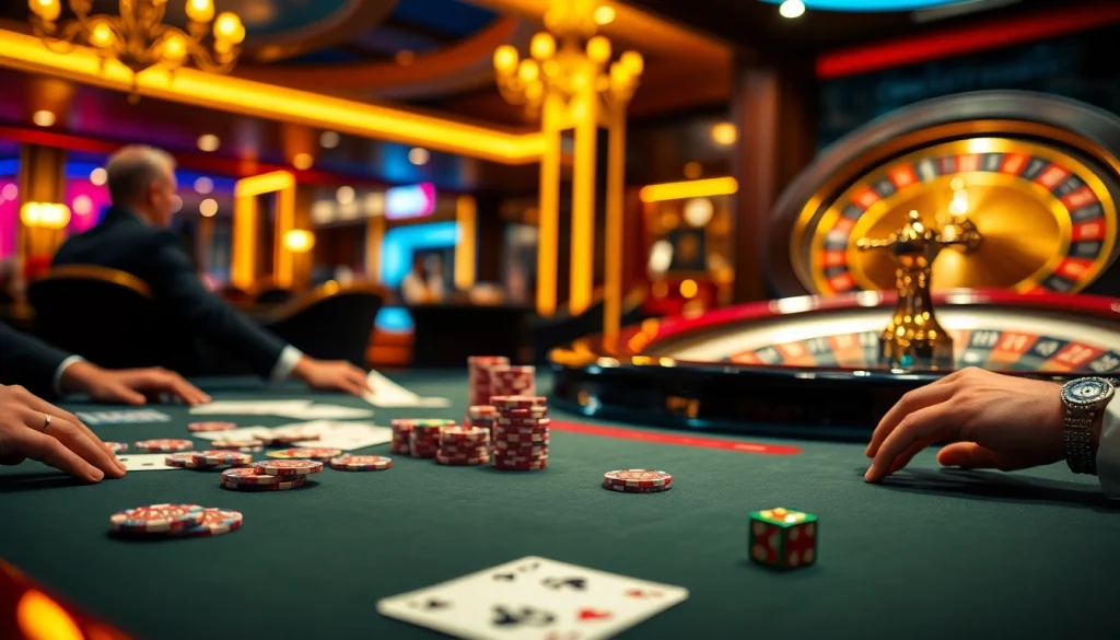 Experience the thrill of gambling with XX88 Boats featured at a luxurious casino table full of chips and cards.