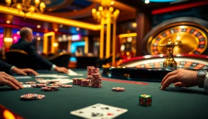 Experience the thrill of gambling with XX88 Boats featured at a luxurious casino table full of chips and cards.