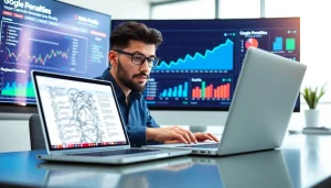 Visual representation of google unnatural links penalty recovery strategy being analyzed by a professional SEO expert.